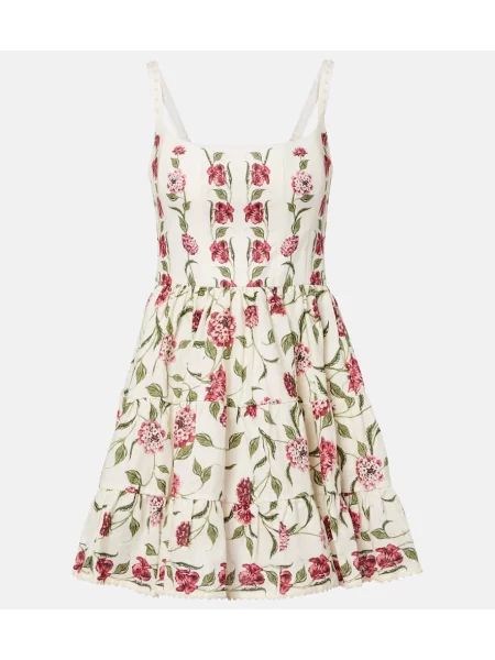 Rochie Agua By Agua Bendita de in cu model floral alb