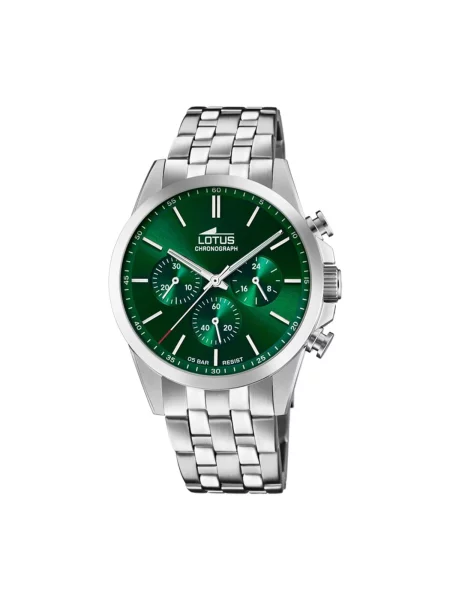 Lotus Analogové hodinky Chronograph Chrono' zelená