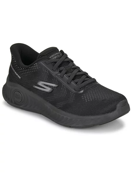 Hlačke slip Skechers črna