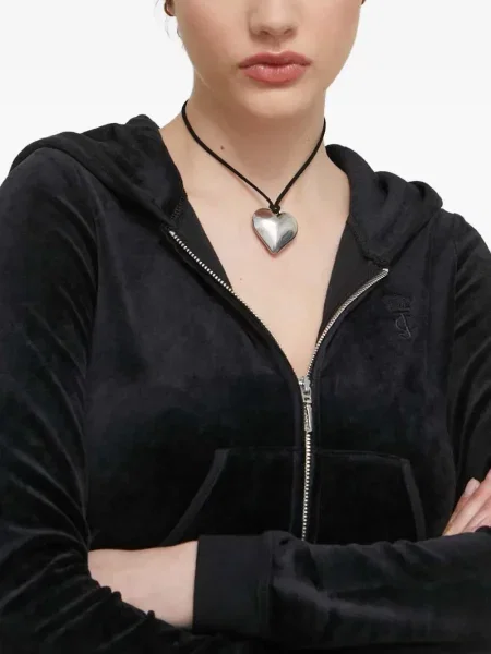 Hoodie Juicy Couture με κέντημα μαύρο