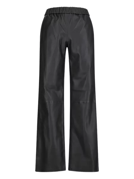 Pantaloni Enes din piele negru
