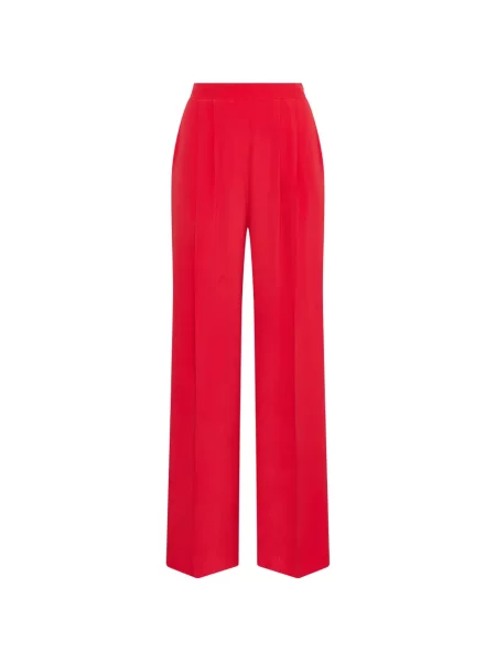 Pantaloni Maliparmi din crep roșu