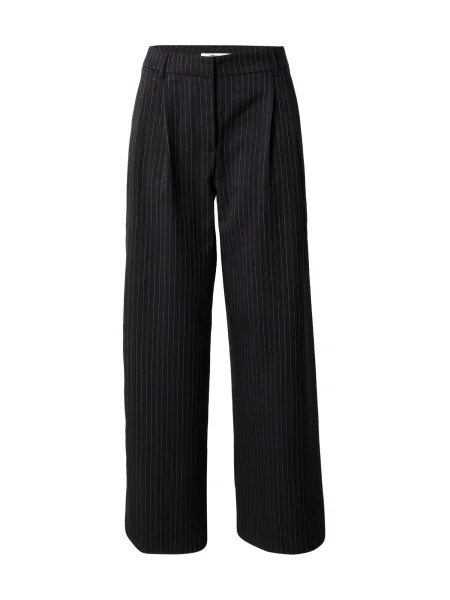 ONLY Pantaloni cutați ONLREINA / alb negru