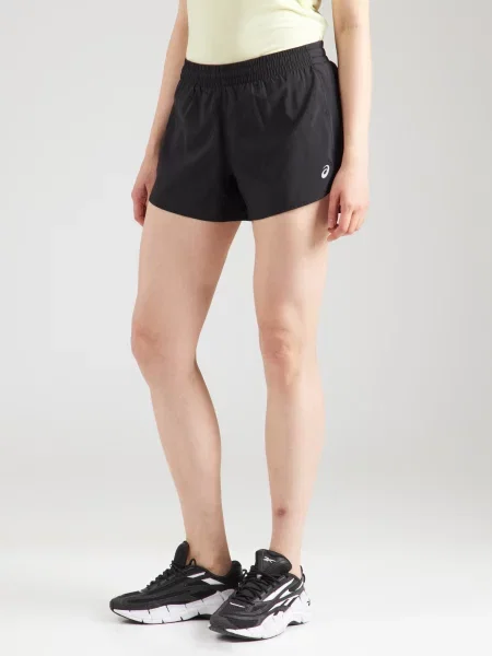 ASICS Športne hlače CORE črna bela