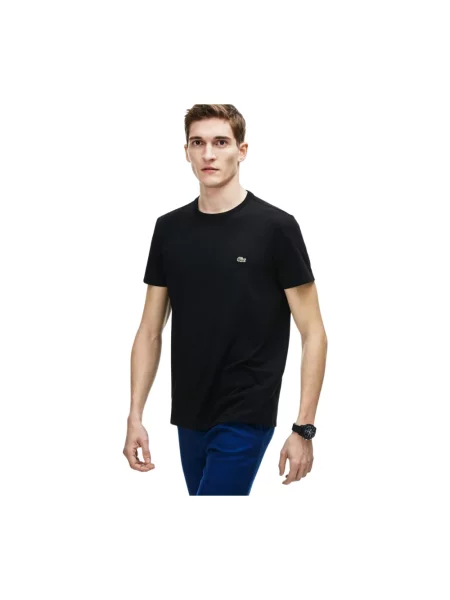 T-shirt LACOSTE Base T-shirt Black M czarna