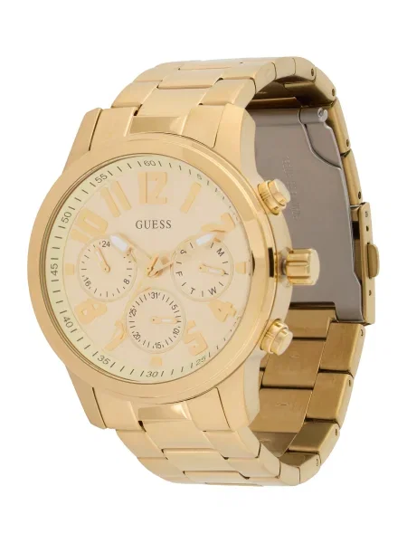 GUESS Analógové hodinky Parker' zlatá