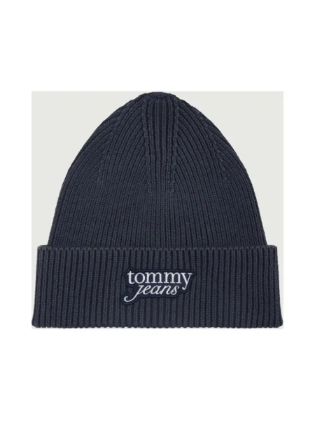 Tommy Jeans Căciulă bleumarin alb