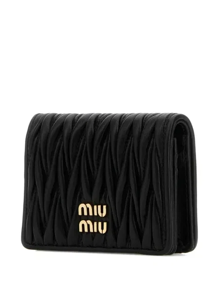 Portofel Miu Miu din piele negru