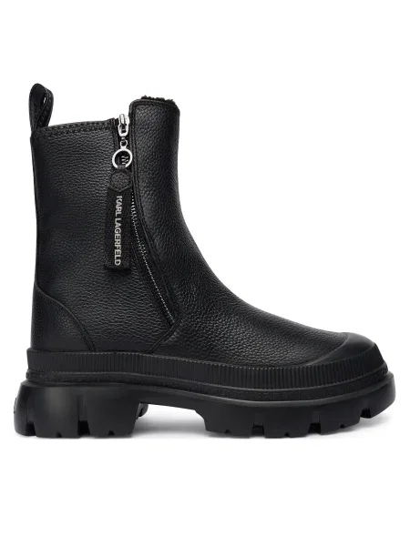 Botine KARL LAGERFELD negru