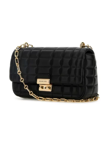MICHAEL Michael Kors torebka skórzana TRIBECA czarny