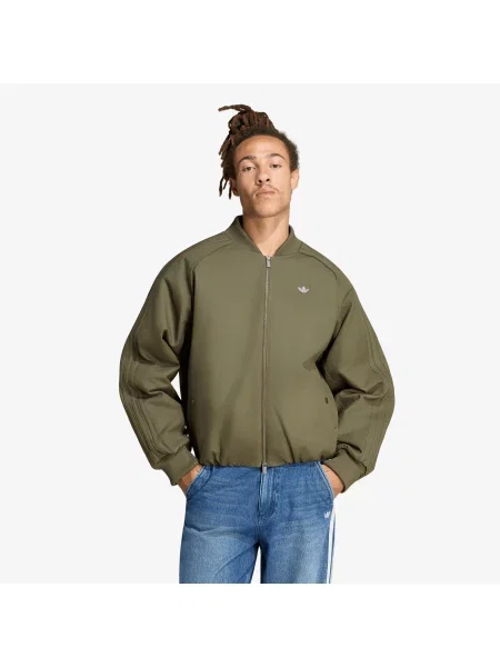 Jachetă adidas SST TT Canvas Jacket Olive Strata S măslin