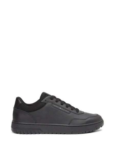 Sneakerși Tommy Hilfiger cu perforații negru
