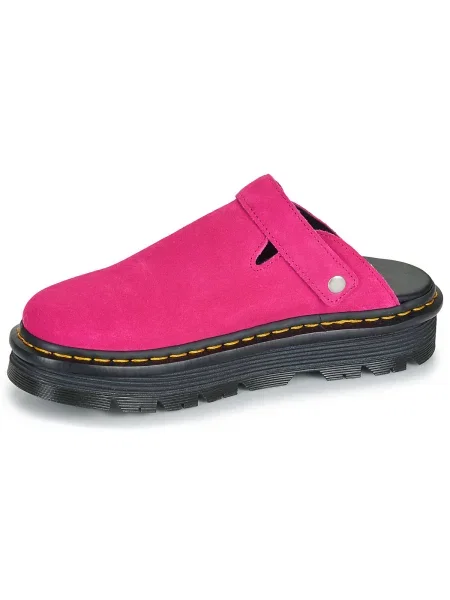 Pantofi Dr. Martens din piele de căprioară roz