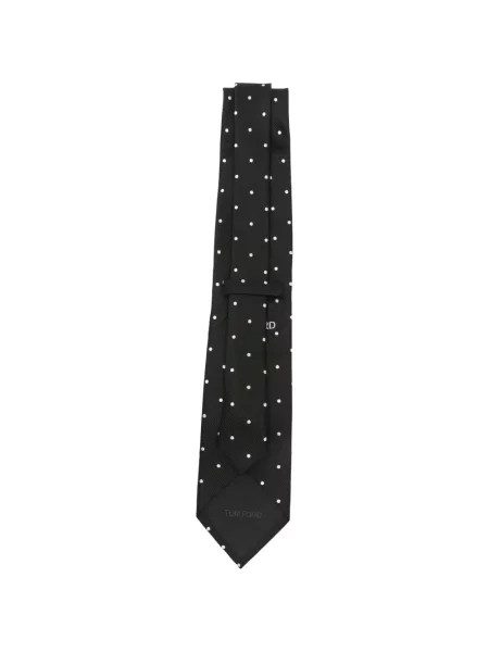 Cravată Tom Ford cu buline negru