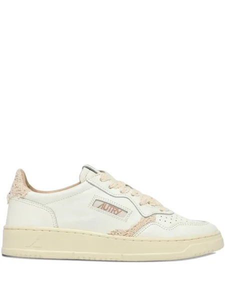 Šněrovací krajkové tenisky Autry bílé