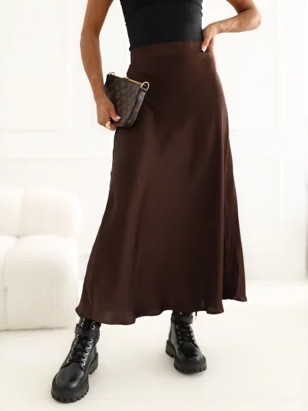 Midi-suknja Italy Moda crna