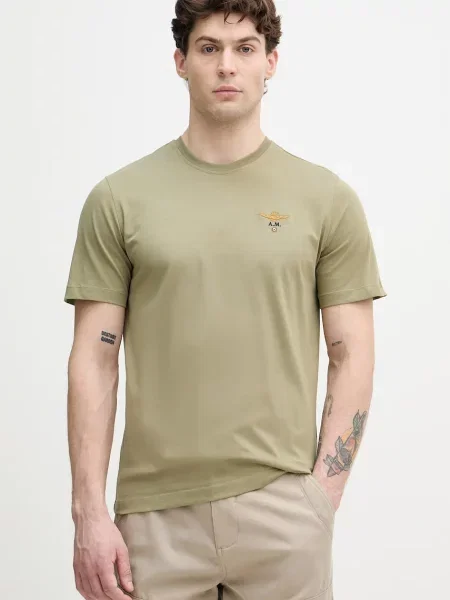 Aeronautica Militare tricou bărbătesc din verde