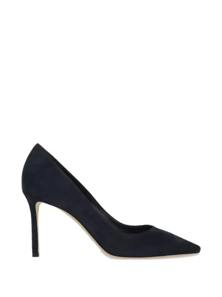 Pantofi cu toc Jimmy Choo din piele de căprioară albastru