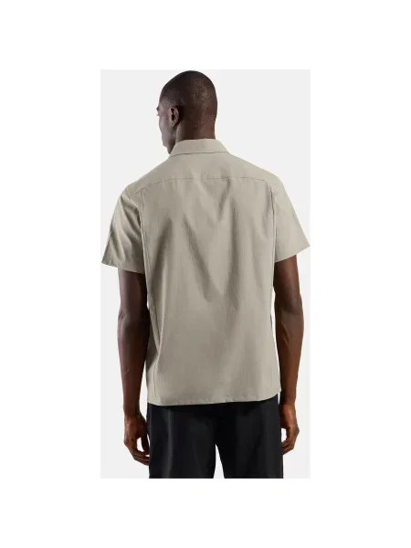 Koszula z krótkim rękawem ODLO Shirt s/s ESSENTIAL beżowa
