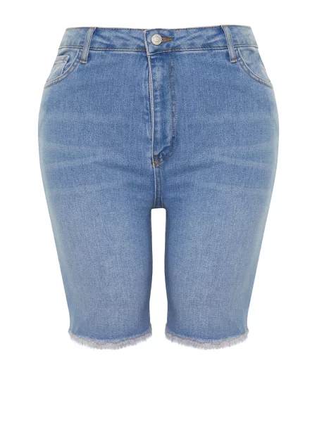 Trendyol Curve Jeans denim albastru