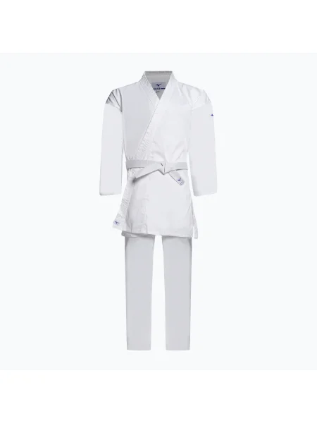 Mizuno Kiai Karategi cu curea Junior alb