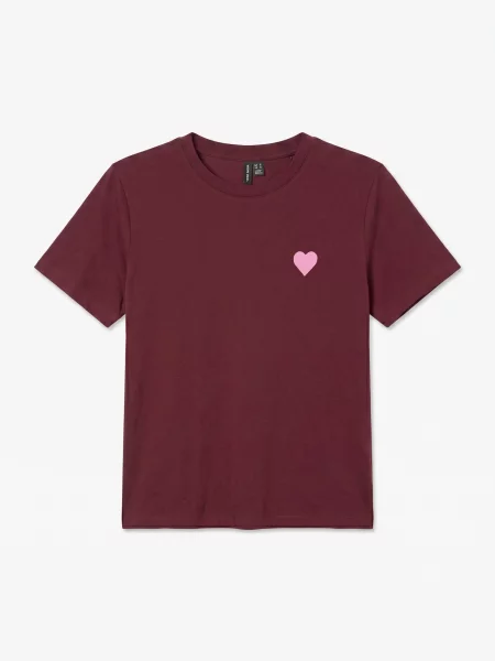 VERO MODA Tricou VMPAULINA THEA ciclam roz