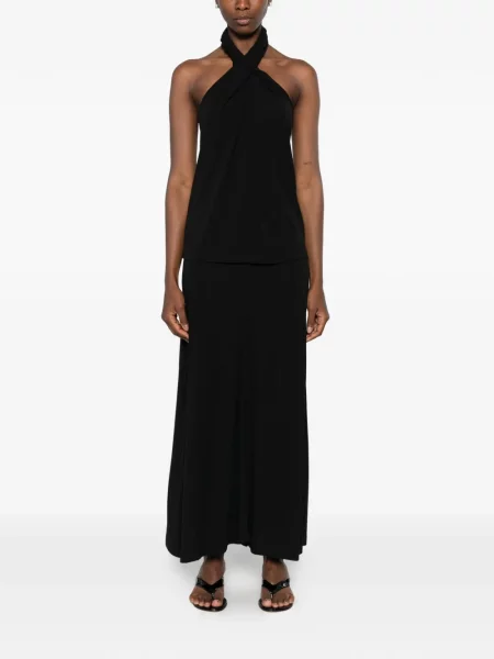 Top Toteme cu gât halter negru