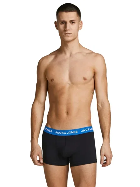 JACK & JONES Boxeralsók kék / piros / fekete fehér