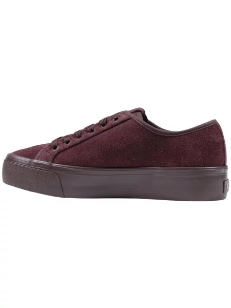 Pantofi Calvin Klein Jeans din piele de căprioară maro