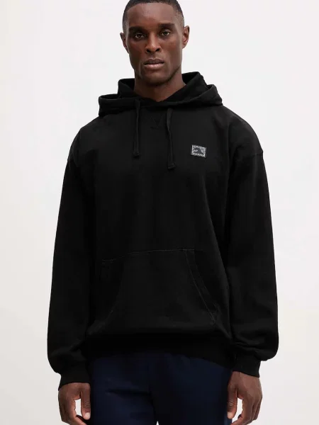 Bombažen pulover Rip Curl AOTS s kapuco črna