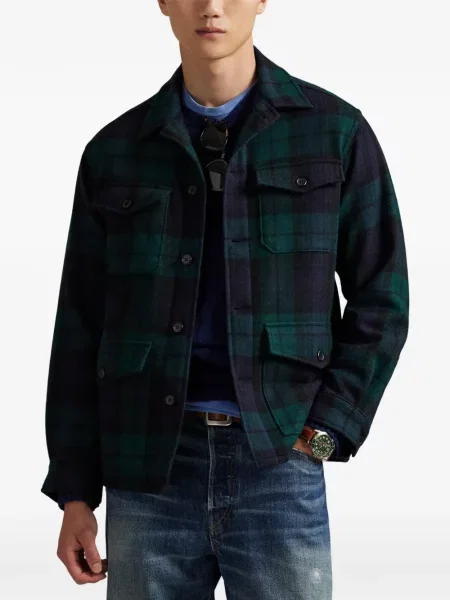 Gulerat șosete Polo Ralph Lauren de lână cu dungi negru