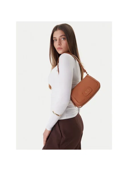 Torebka Armani Exchange brązowa