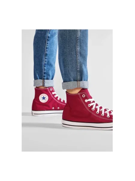 Converse Chuck Taylor All Star Hi Maroon Unisex Buty sportowe Converse Burgundowy Size: 5 czerwone