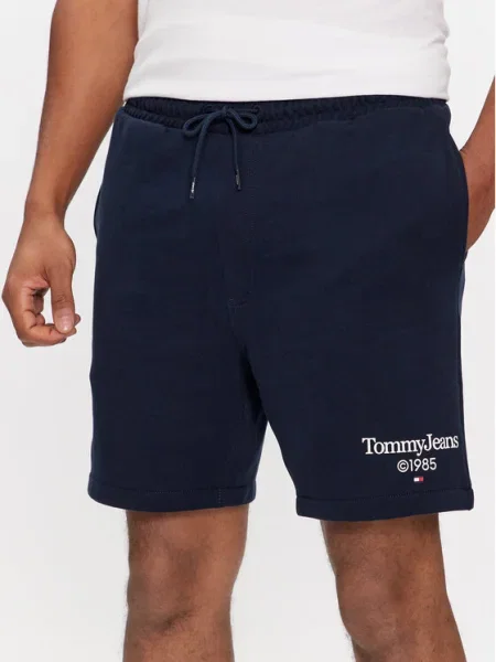 Tommy Jeans Pantaloni scurți sport Tjm Entry Graphic Bleumarin
