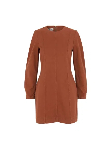 Mała mały sukienka mini Baum Und Pferdgarten brązowa