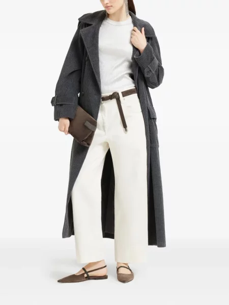 Pantaloni Brunello Cucinelli alb