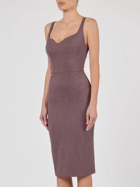 Платье Elisabetta Franchi бордовое