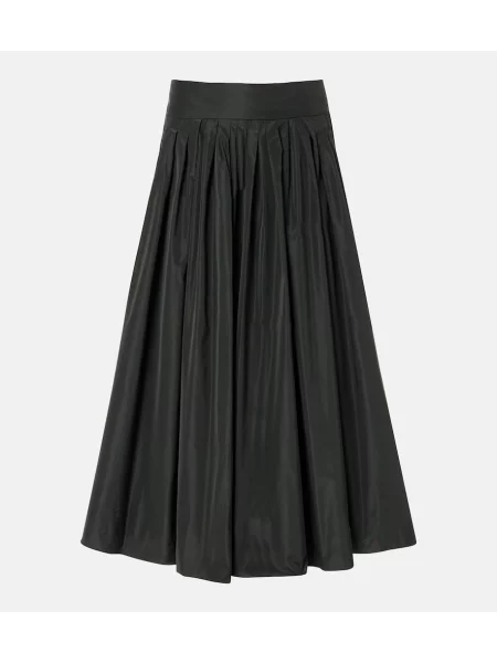 Tafta fustă midi 's Max Mara verde