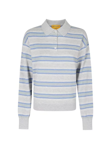 Gulerat tricou polo Guest In Residence gri