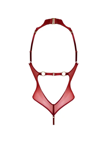 Body Bordelle plasă roșu