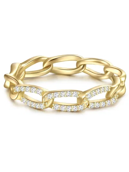 Glanzstücke München Prstan zlato-rumena / transparentna rumena