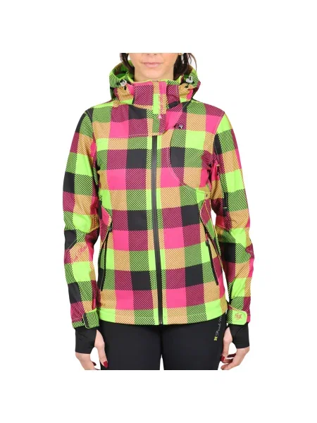 Geacă Peak Mountain softshell roz