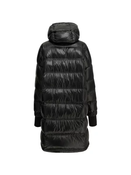 Palton Moncler Grenoble cu glugă negru
