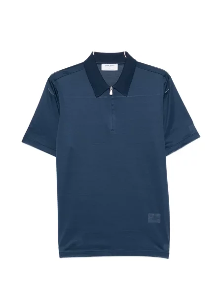 Polo Gran Sasso de jumătate de fermoar albastru