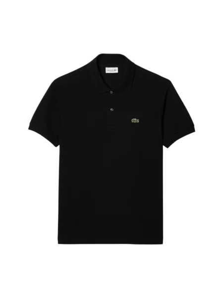 Koszulka polo Lacoste z krótkim rękawem czarna