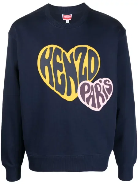 Hanorac Kenzo cu imagine albastru