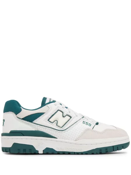 Top New Balance od brušene kože bijela