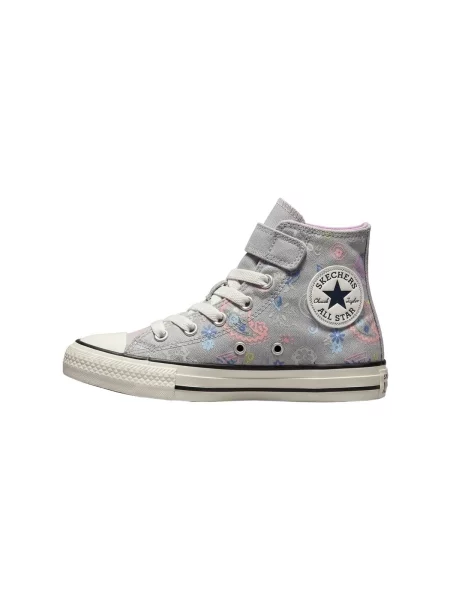 Členkové topánky Converse sivá