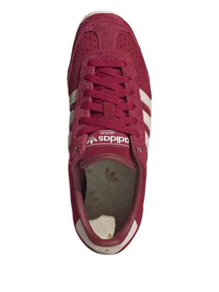 Sneakerși Adidas cu șireturi cu dungi din dantelă violet