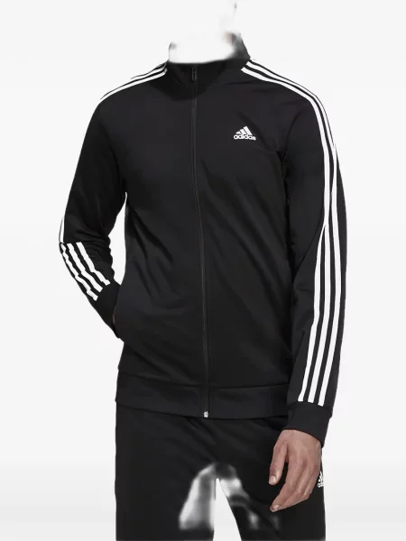 Dryžuotas futbolas marškinėliai Adidas su autografu balta